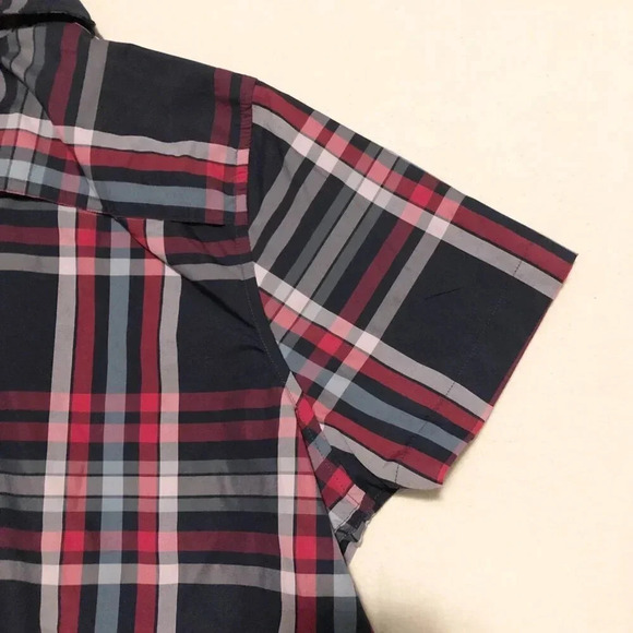 Eddie  Bauer Travex Button Shirt Womens Size XL Plaid Short Sleeve Shirt - Picture 15 of 16